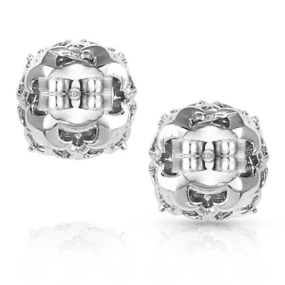 Montana Silversmiths On the Edge Crystal Post Earrings