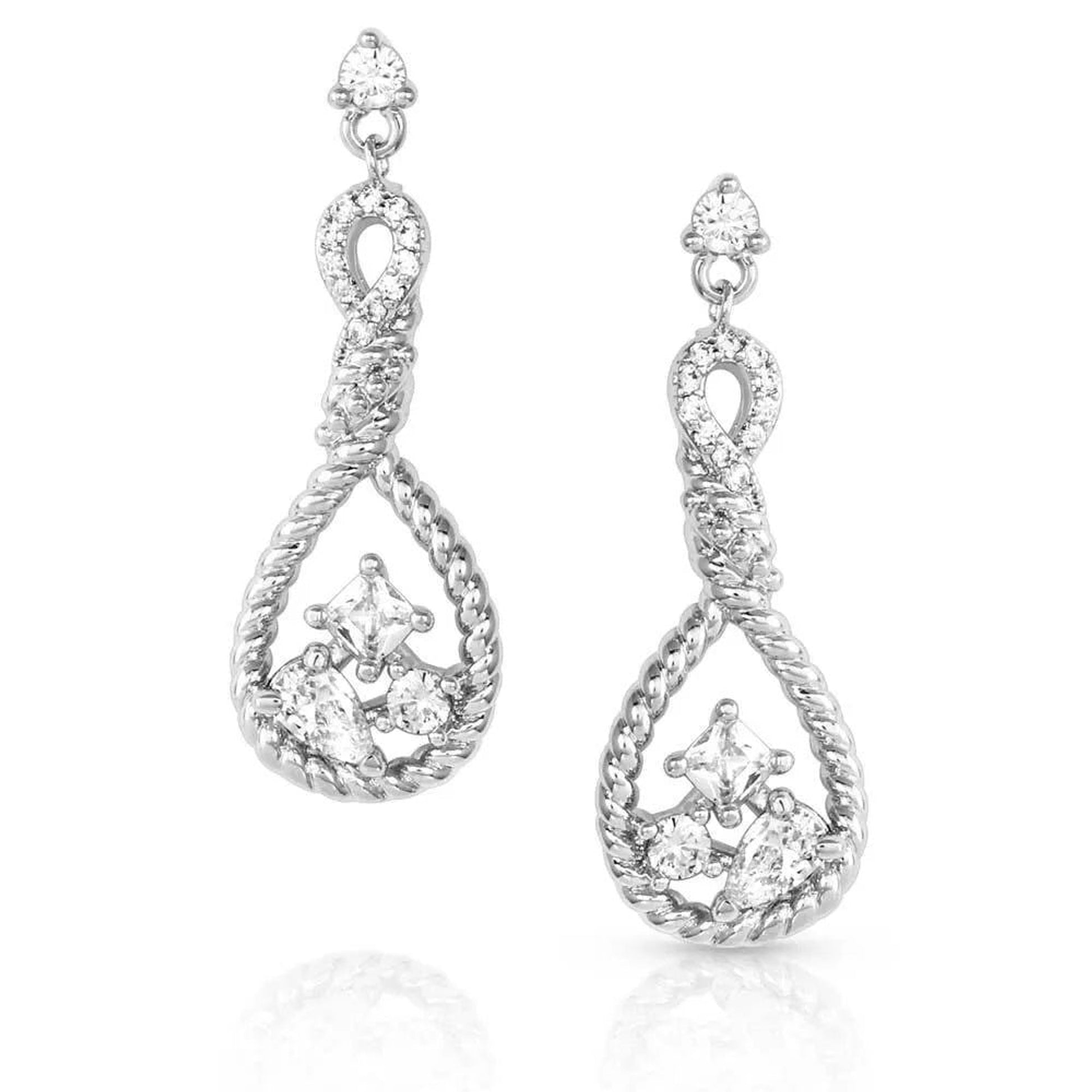 Montana Silversmiths Corralling the Stars Crystal Earrings