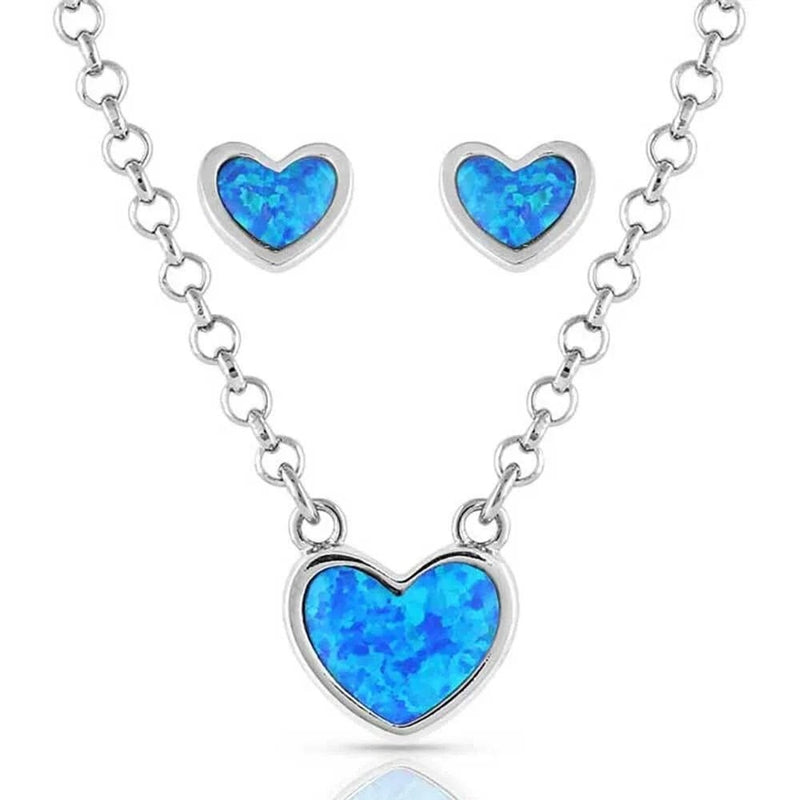 Montana Silversmiths Hidden Lake Glacial Pools Jewelry Set
