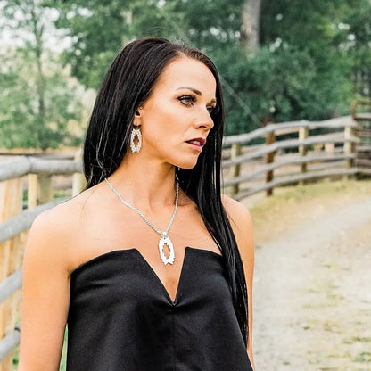 Montana Silversmiths Storm Cloud Geometric Necklace