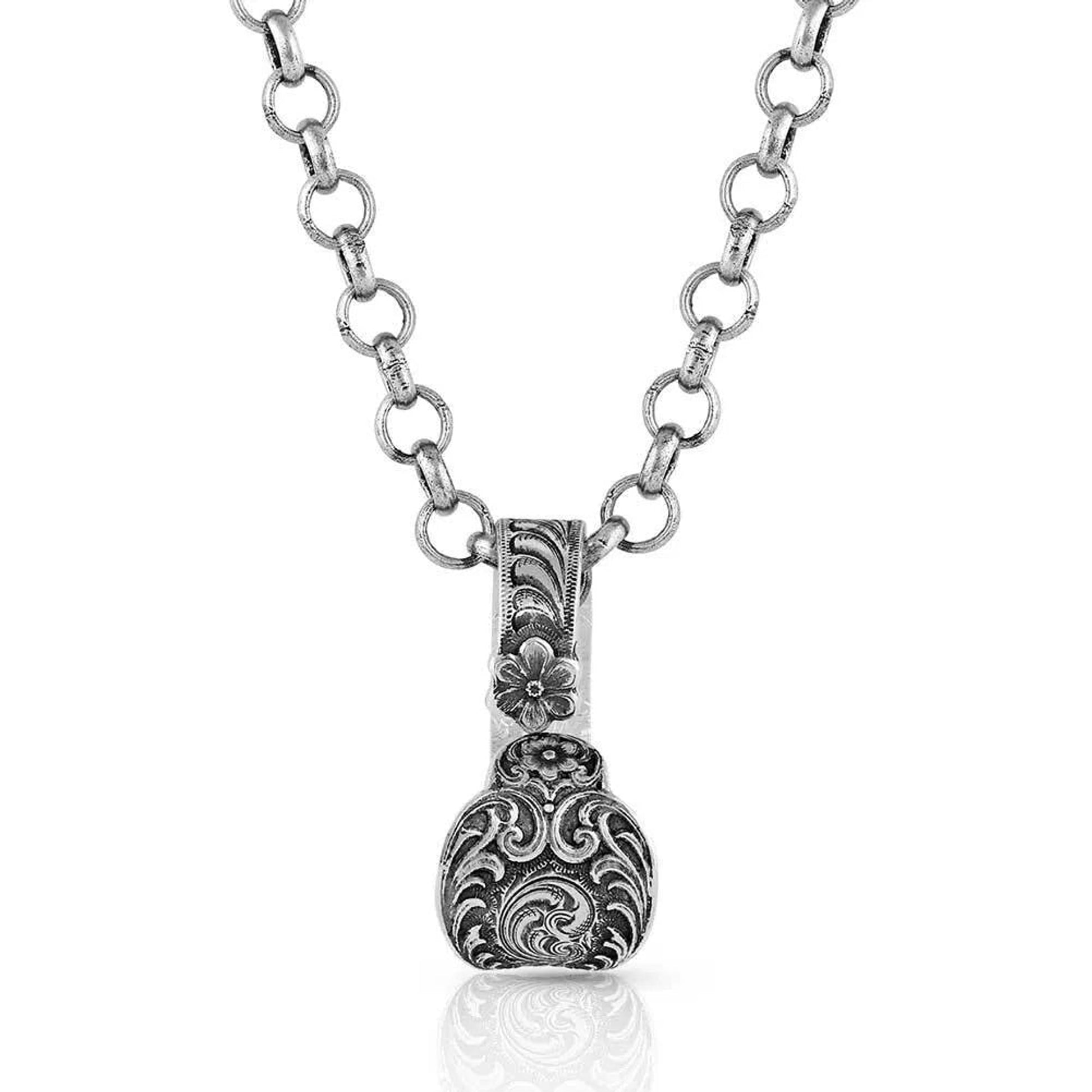 Montana Silversmiths Heirloom Treasure Heart Spoon Necklace