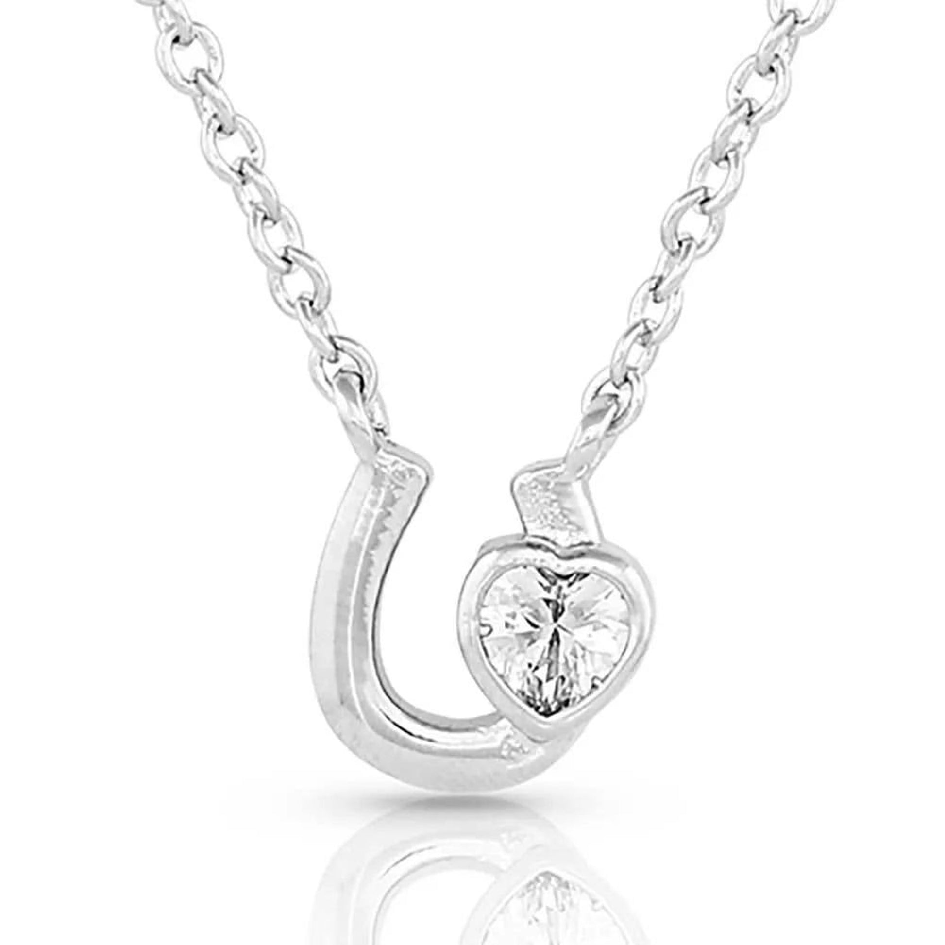 Montana Silversmiths Lucky in Love Horseshoe Necklace
