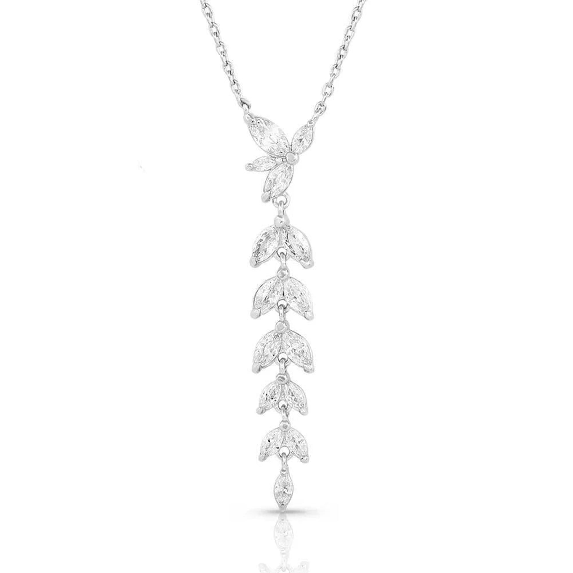 Montana Silversmiths Woodbine Falls Crystal Necklace