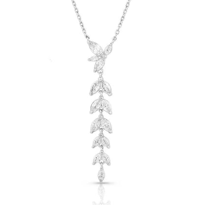 Montana Silversmiths Woodbine Falls Crystal Necklace