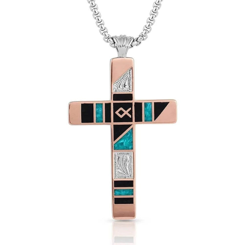Montana Silversmiths Fishermen of Faith Cross Necklace