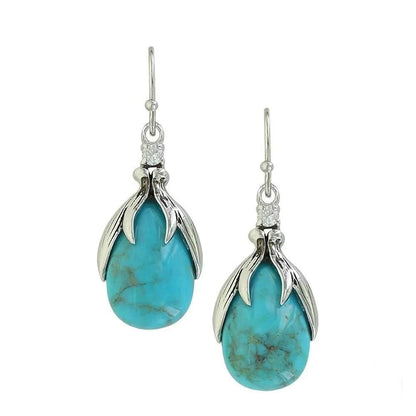 Montana Silversmiths Pursue the Wild Crowns of Glory Turquoise Earrings