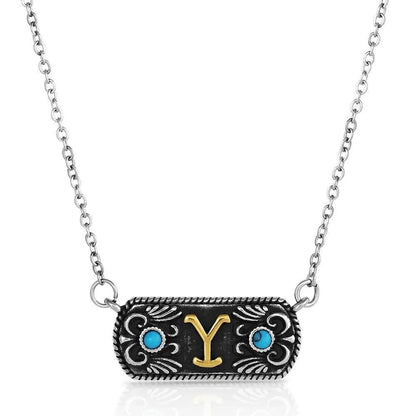 Montana Silversmiths Traditions of Yellowstone Turquoise Necklace