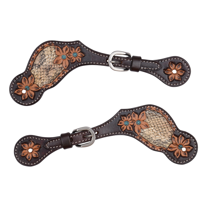Circle Y Python Pass Ladies Spur Straps