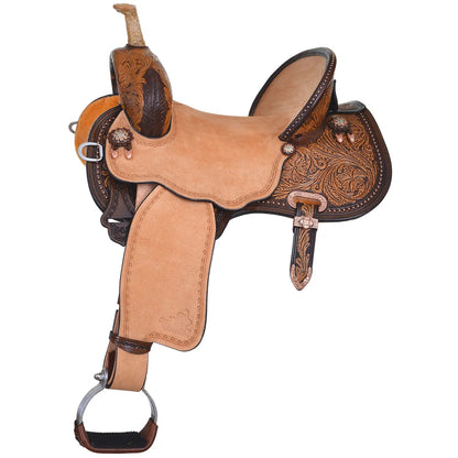 Circle Y Turq Stitch Saddle