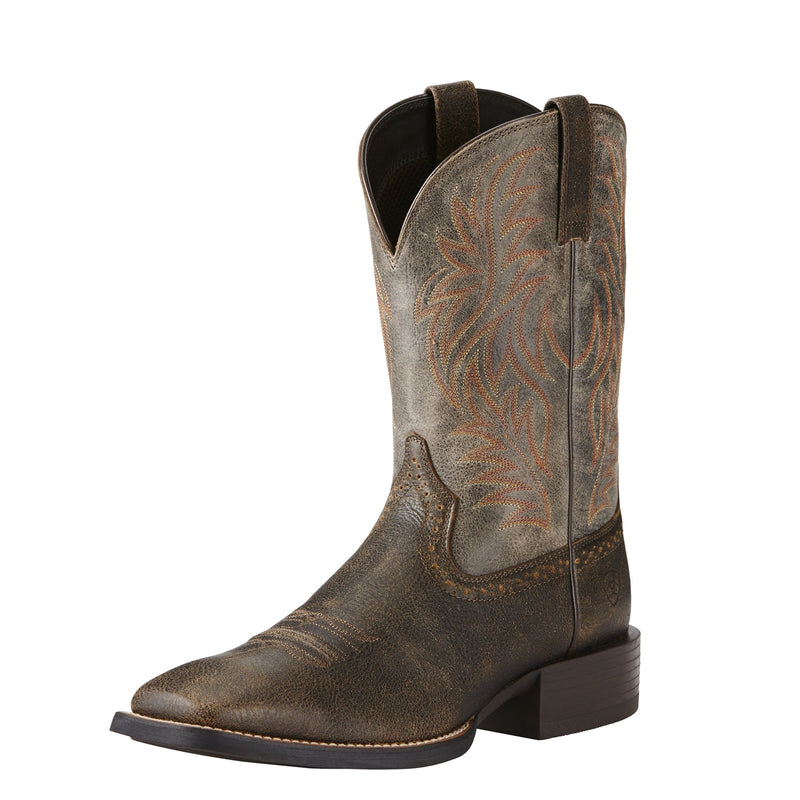 Ariat Mens Sport Wide Square Toe Western Boots