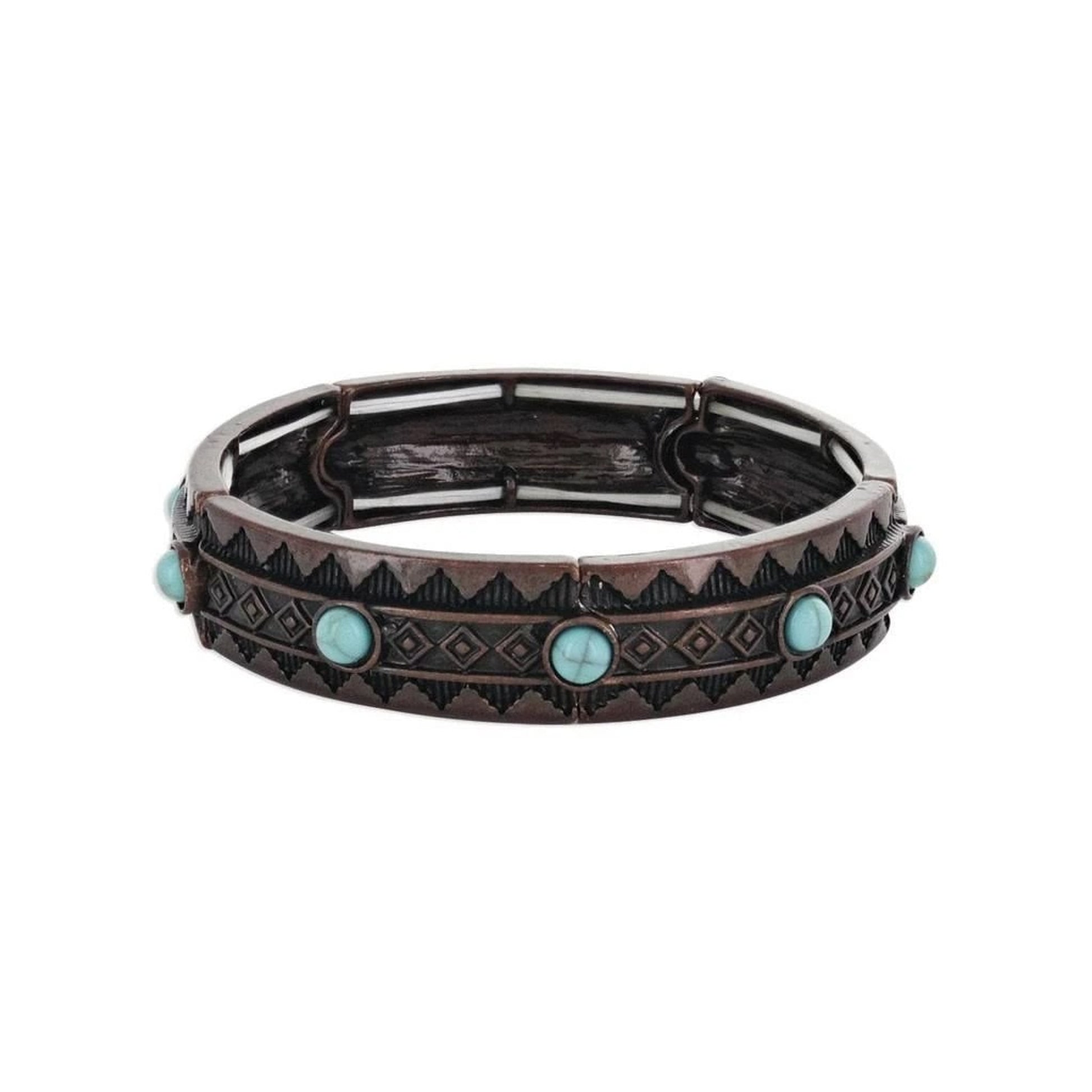 Montana Silversmiths Rumbling Earth Mineral Attitude Bracelet