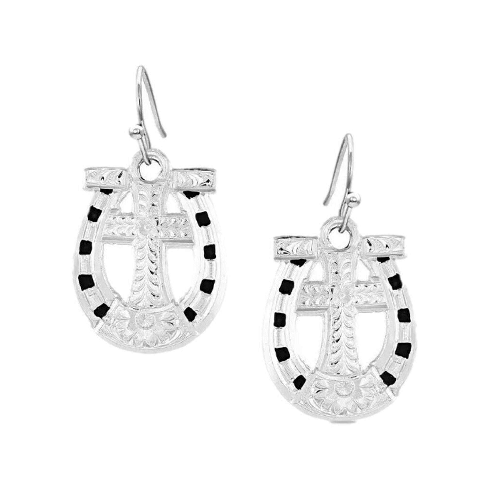 Montana Silversmiths Sole 2 Soul Faith Horseshoe Earrings
