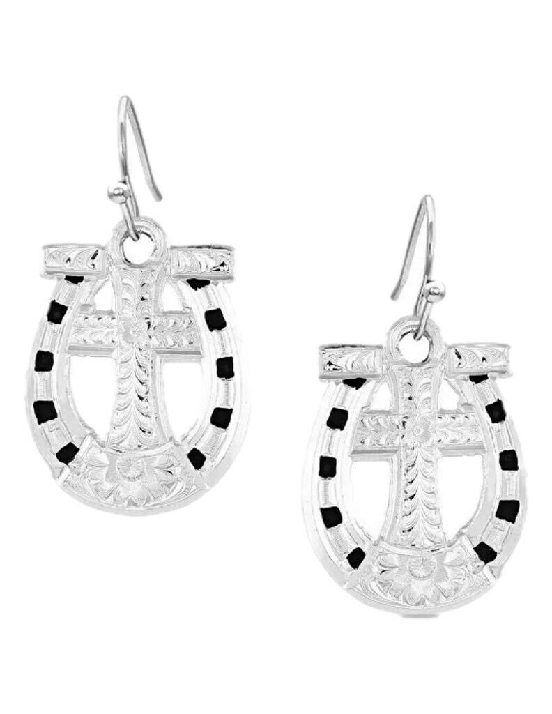 Montana Silversmiths Sole 2 Soul Faith Horseshoe Earrings