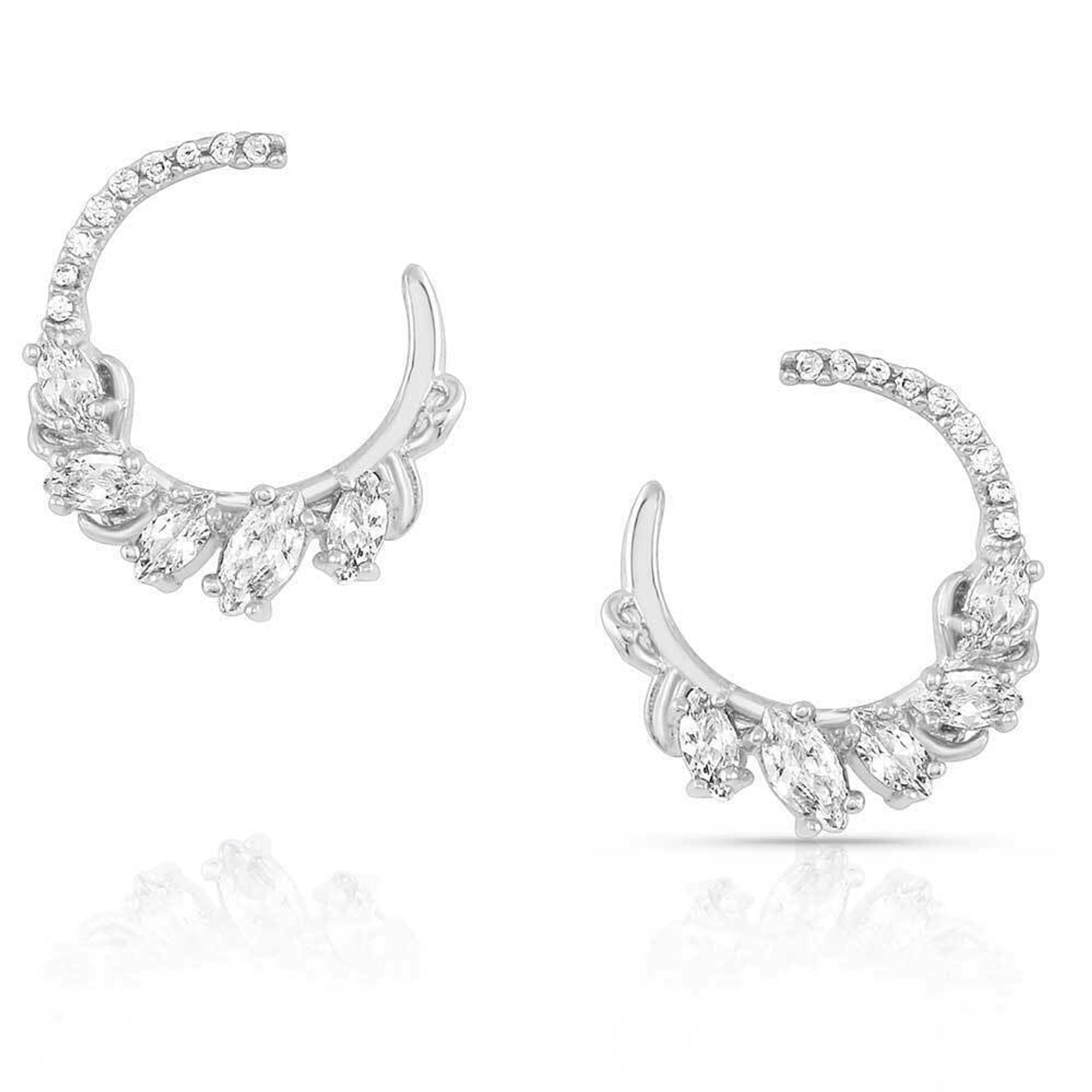 Montana Silversmiths Ice Wreath Petite Round Earrings
