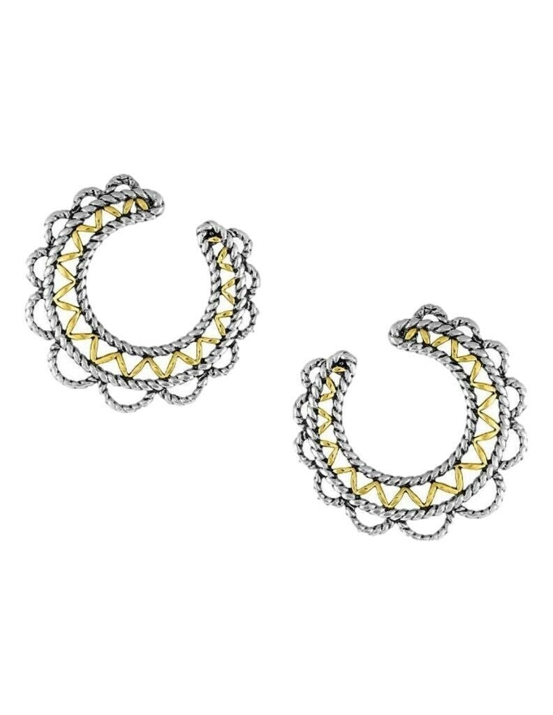 Montana Silversmiths Western Lace Hoop Earrings