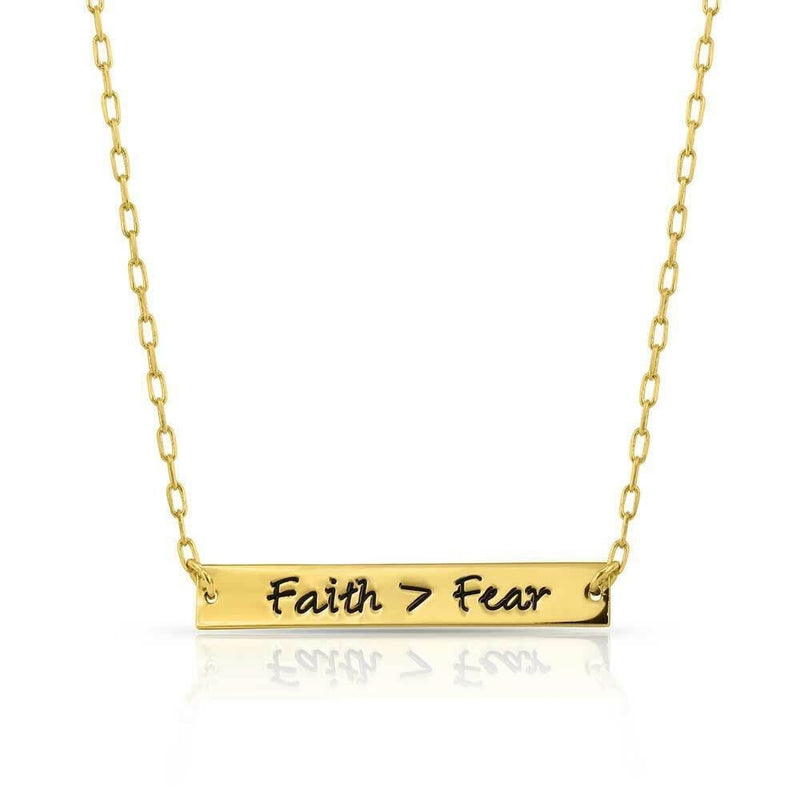 Montana Silversmiths Greater Faith Over Fear Necklace