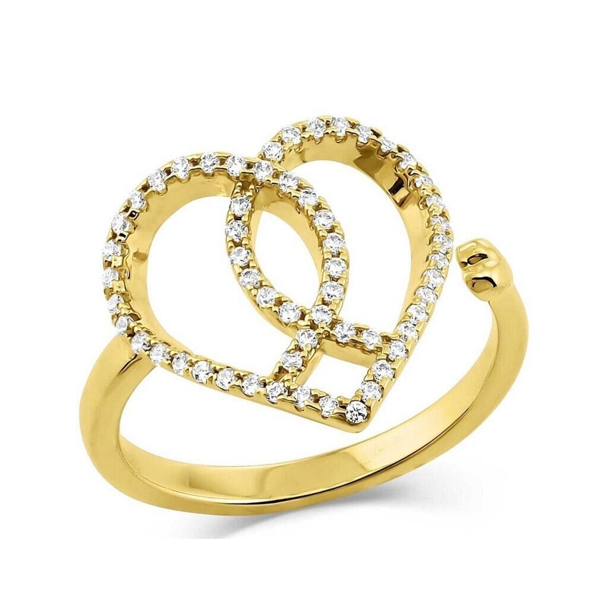 Montana Silversmiths Connected Faith Heart Ring