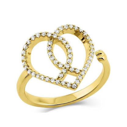 Montana Silversmiths Connected Faith Heart Ring