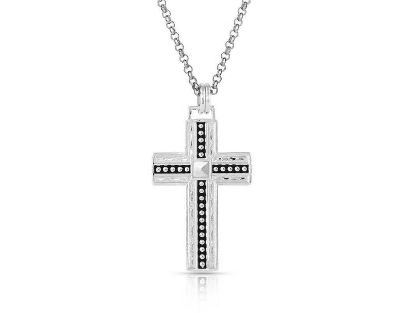 Montana Silversmiths Diamond Rio Cross Necklace