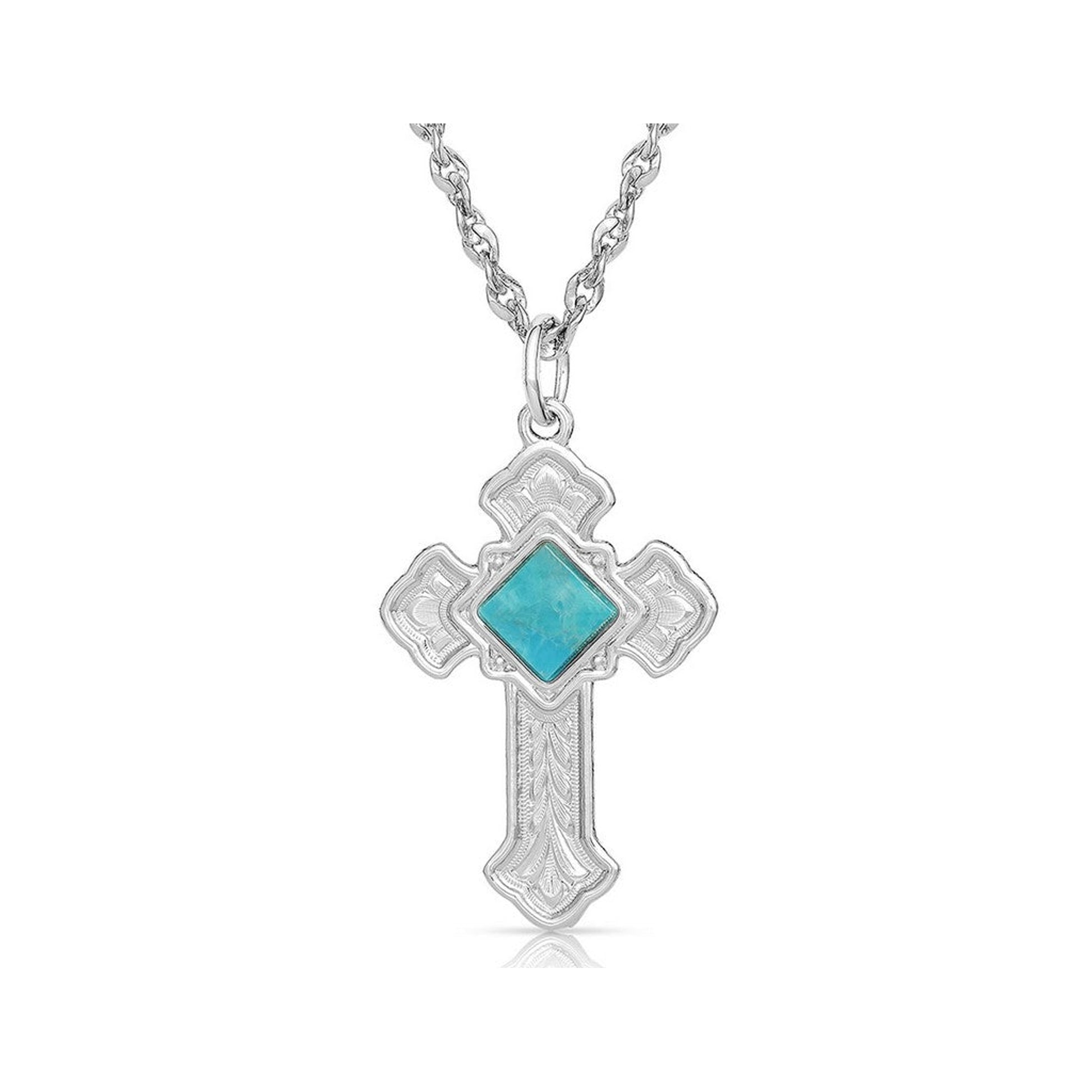Montana Silversmiths Prosperity In Faith Cross Necklace