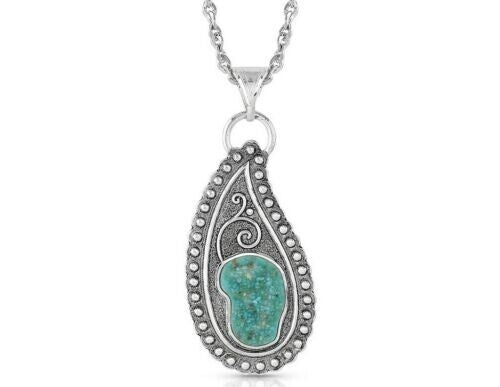Montana Silversmiths Country Roads Turquoise Necklace