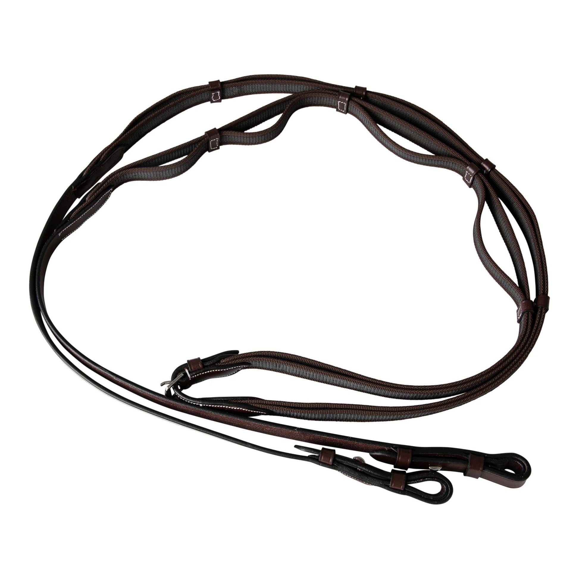 Huntley Equestrian Sedgwick Double Layer Web Grip Reins