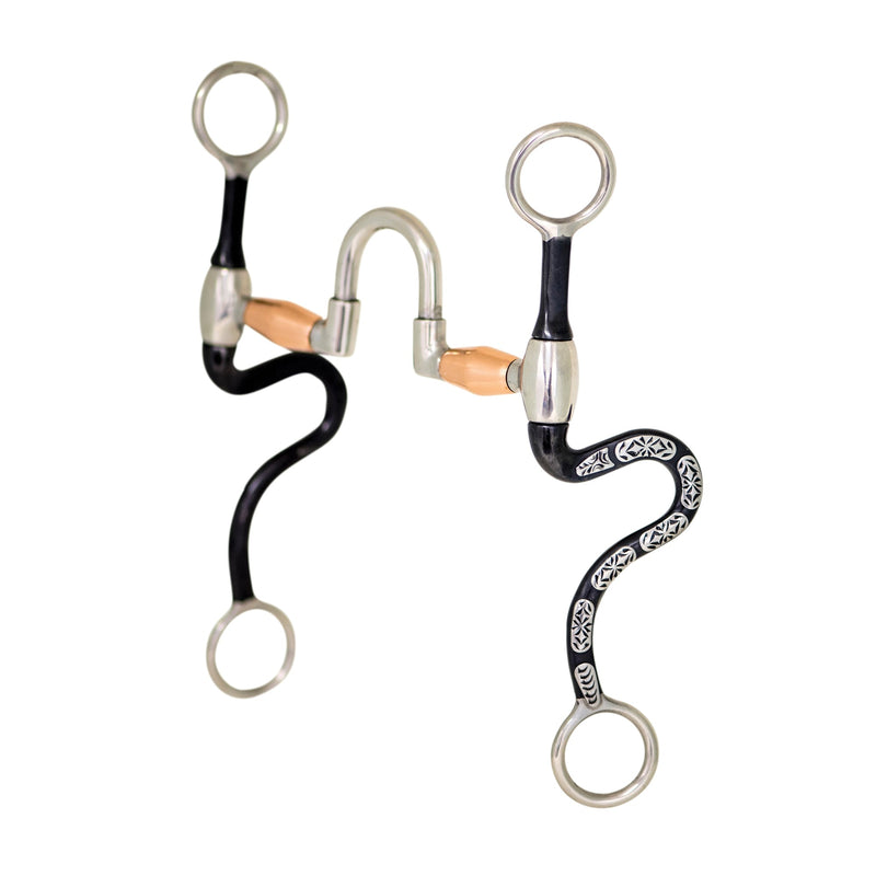 Partrade Cowboy Tack Diamond Back S Shank Correctional Bit