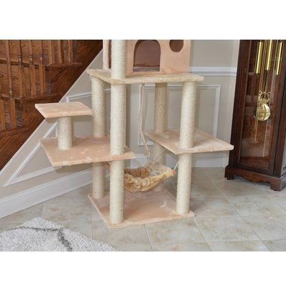 Armarkat Classic Real Wood Cat Tree 72in Beige