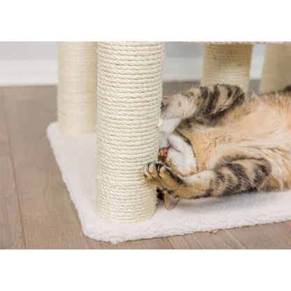 Armarkat Classic Real Wood Cat Tree 57in Ivory