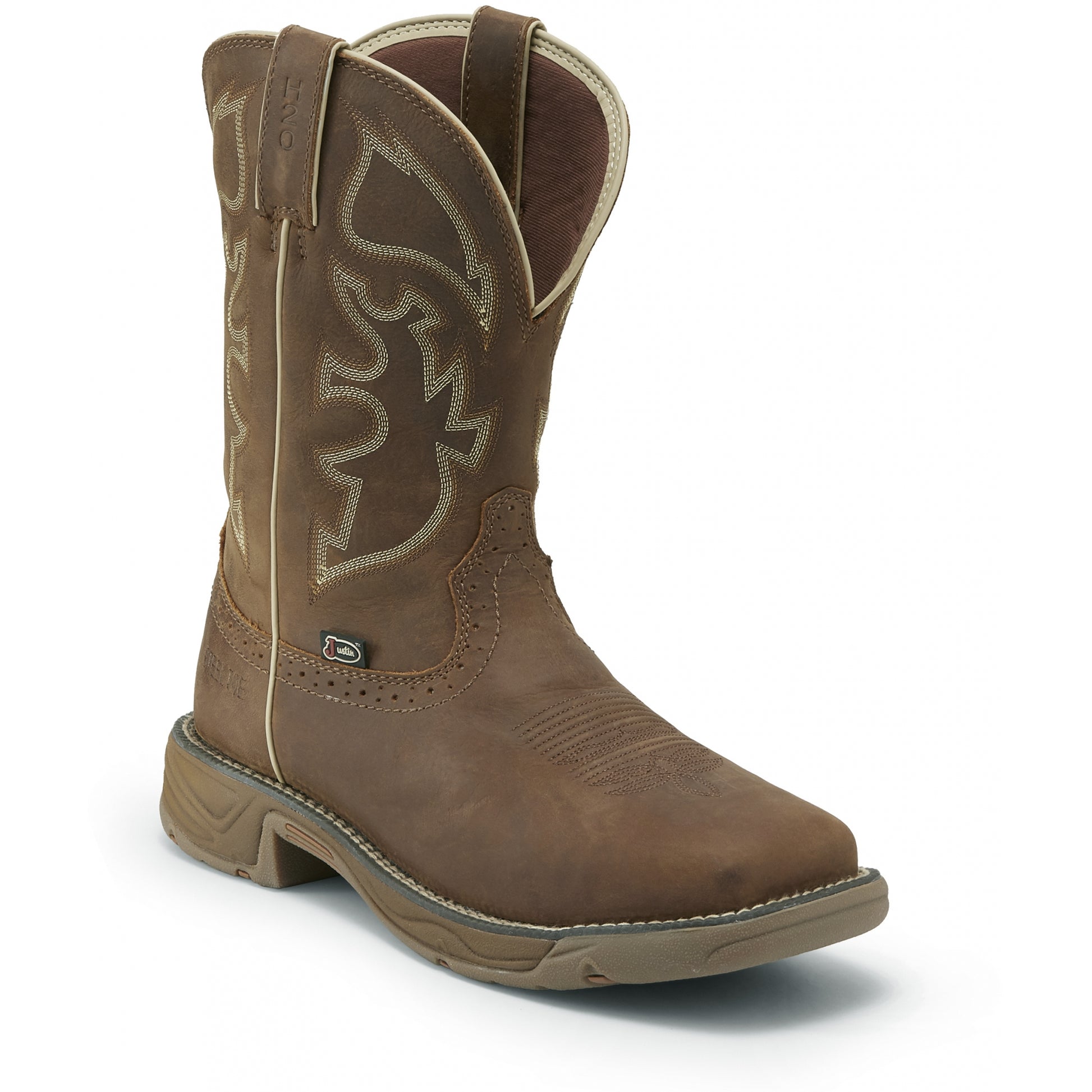 Justin Mens Rush 11" Waterproof Steel Toe Boots