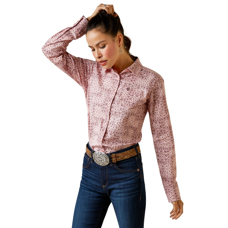 Ariat Ladies Wrinkle Resist Kirby Stretch Shirt