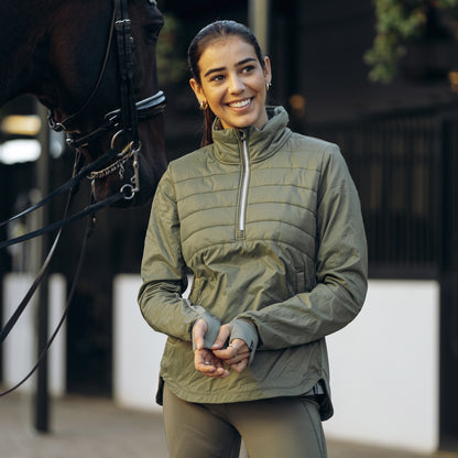 Horze Ladies Annika Fleece Lined Pullover Jacket
