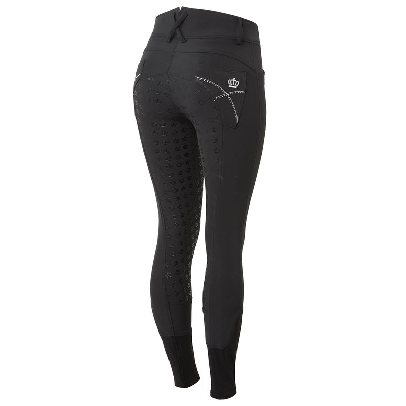 Horze Ladies Queenie Silicone Full Seat Breeches with Crystals