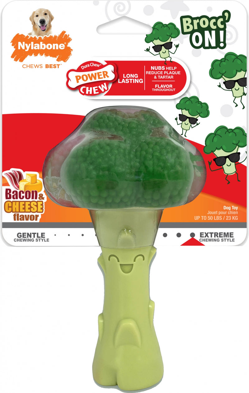 Nylabone Power Chew Brocc On Giant Bacon/Cheese