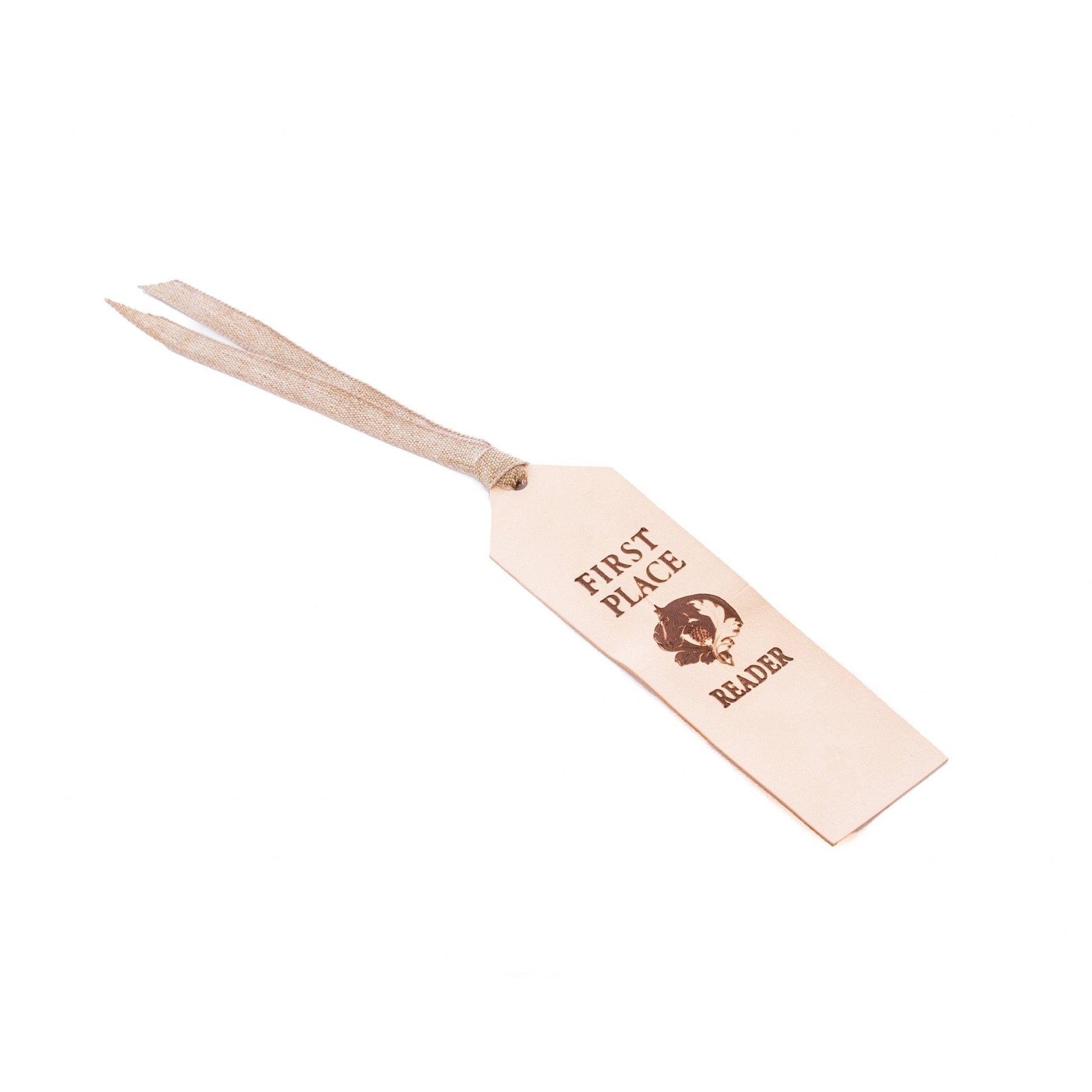 Lady Thistle Handcrafted Leather Bookmark