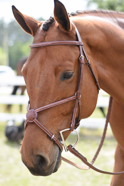 Huntley Sedgwick Fancy Stitched Figure 8 Noseband
