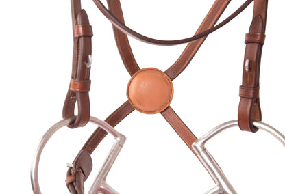 Huntley Sedgwick Fancy Stitched Figure 8 Noseband