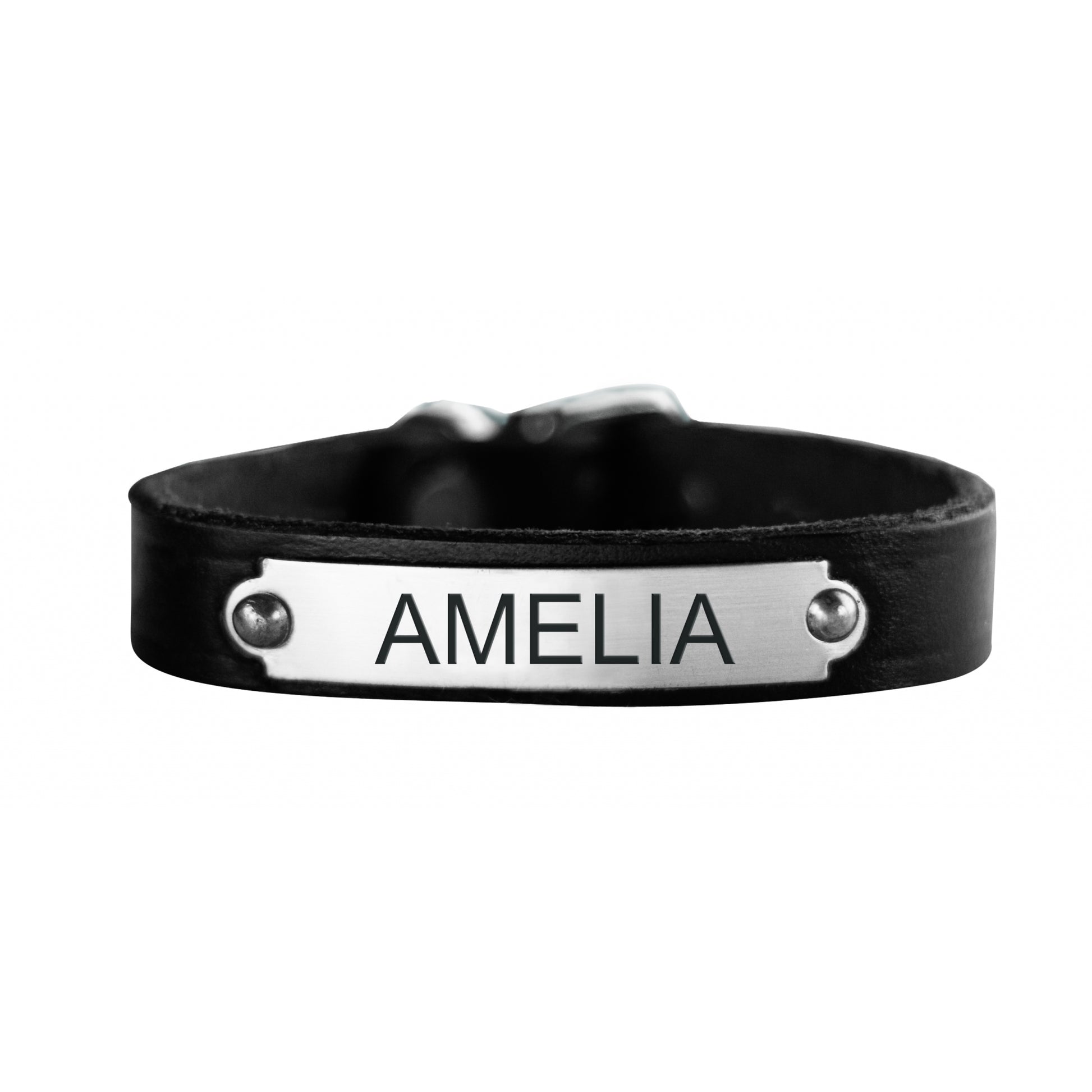 Perri's Pesonalized Leather Bracelet