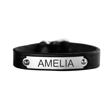 Perri's Pesonalized Leather Bracelet