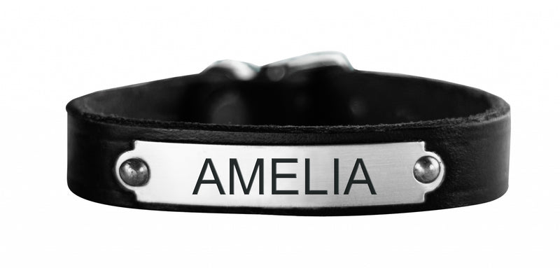 Perri's Pesonalized Leather Bracelet