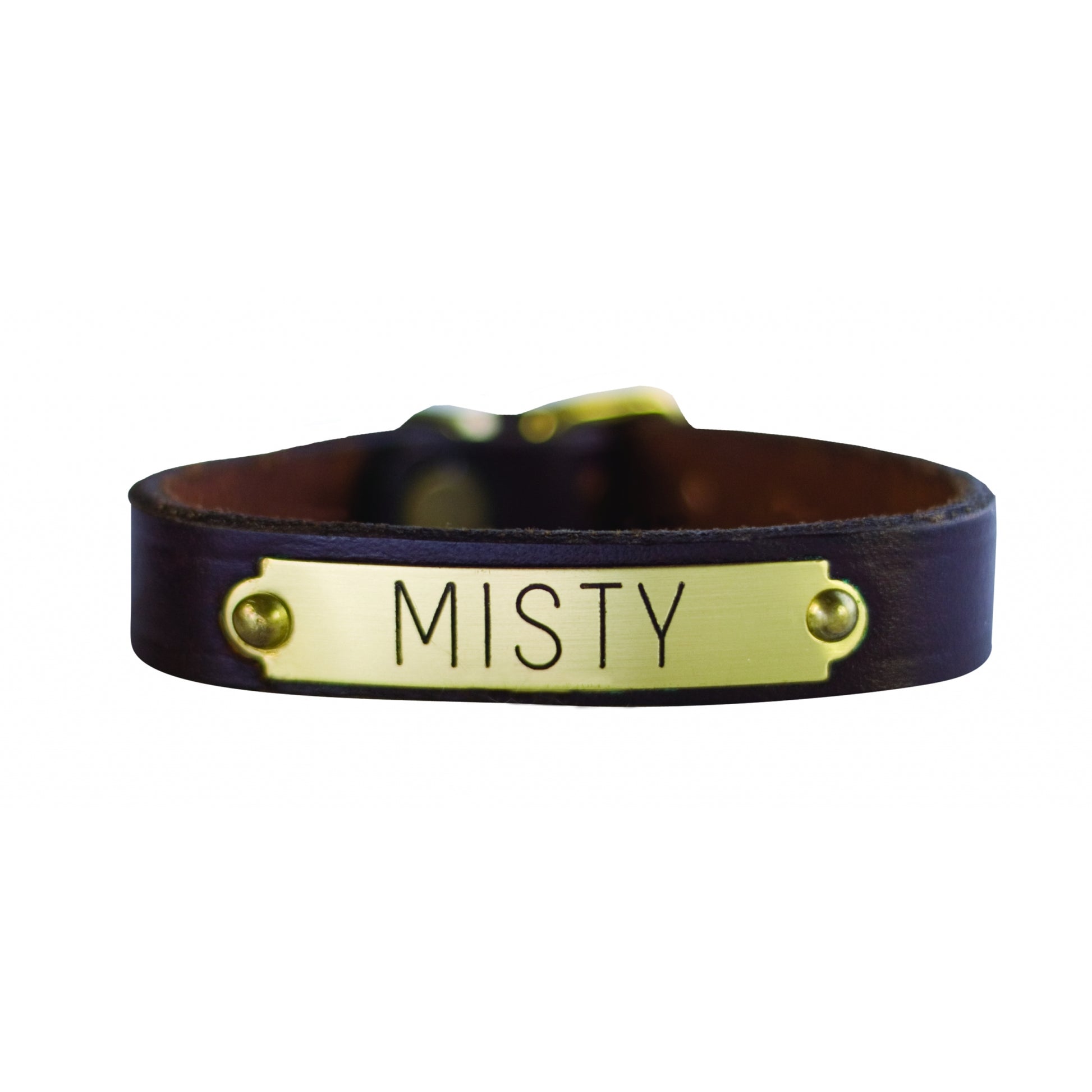 Perri's Pesonalized Leather Bracelet