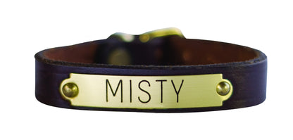 Perri's Pesonalized Leather Bracelet