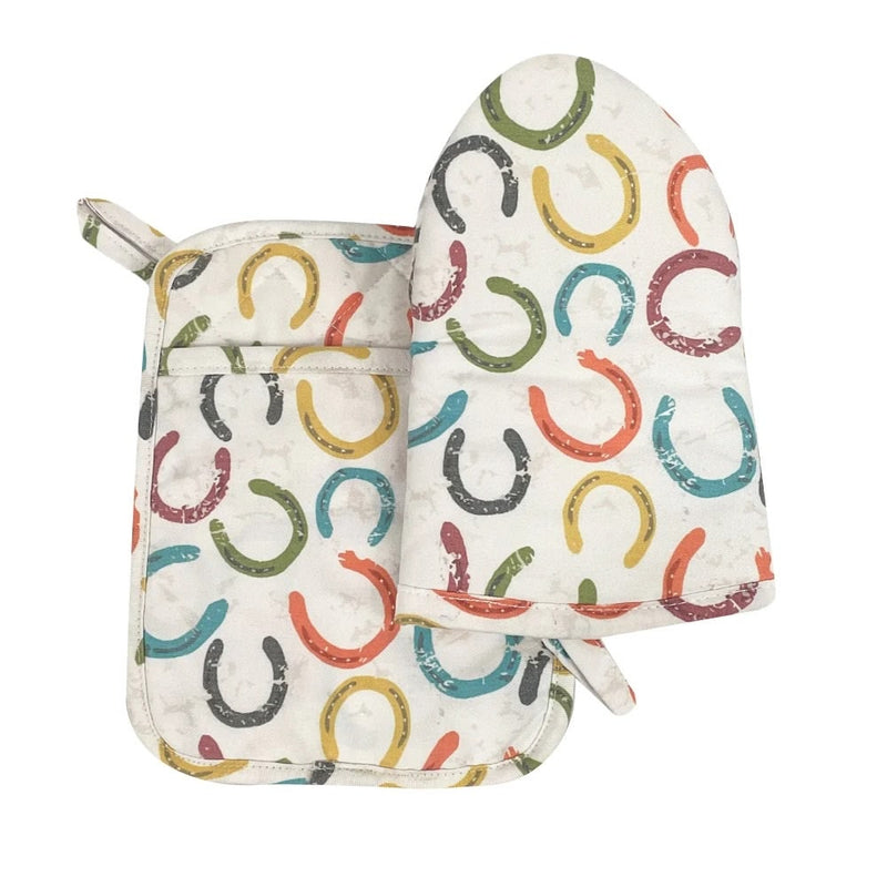 AWST Int'l Oven Mitt and Pot Holder Set