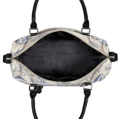 AWST Int'l "Lila" Toile Pattern Travel Bag with Tassel