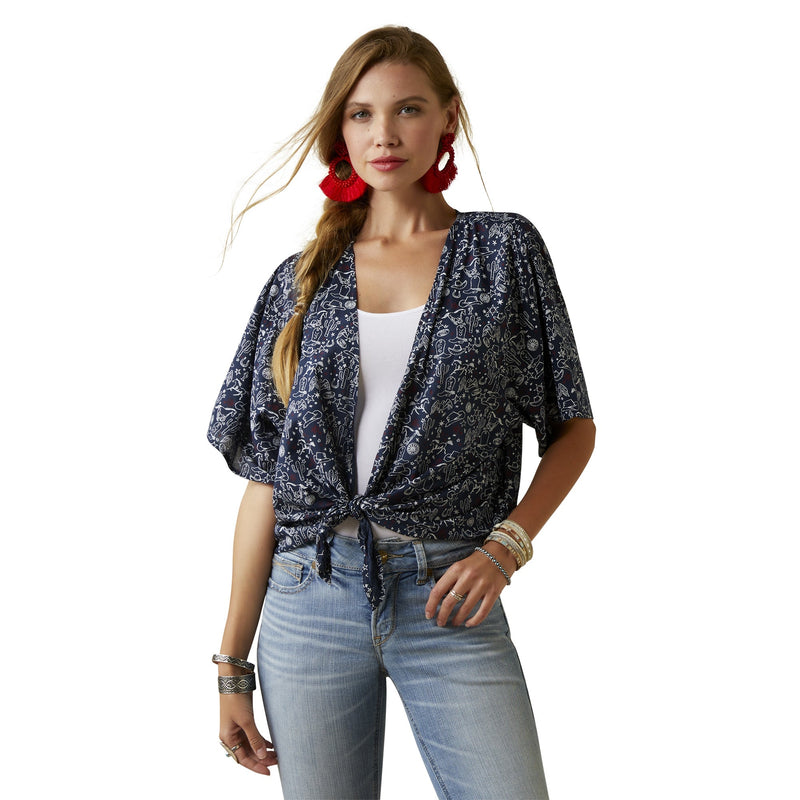 Ariat Ladies Howdy Print Wrap