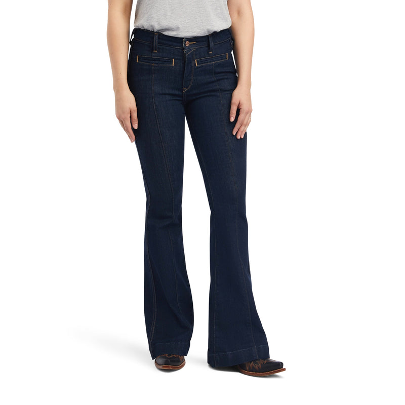 Ariat Ladies R.E.A.L. High Rise Alexa Flare Jeans