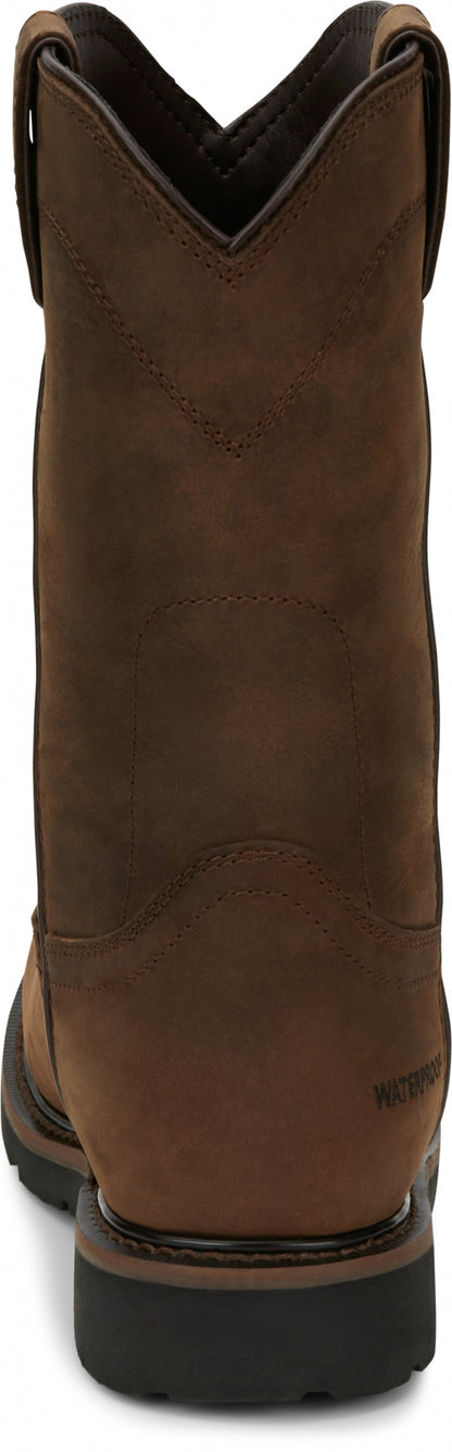 Justin Mens Drywall 10" Waterproof Boots