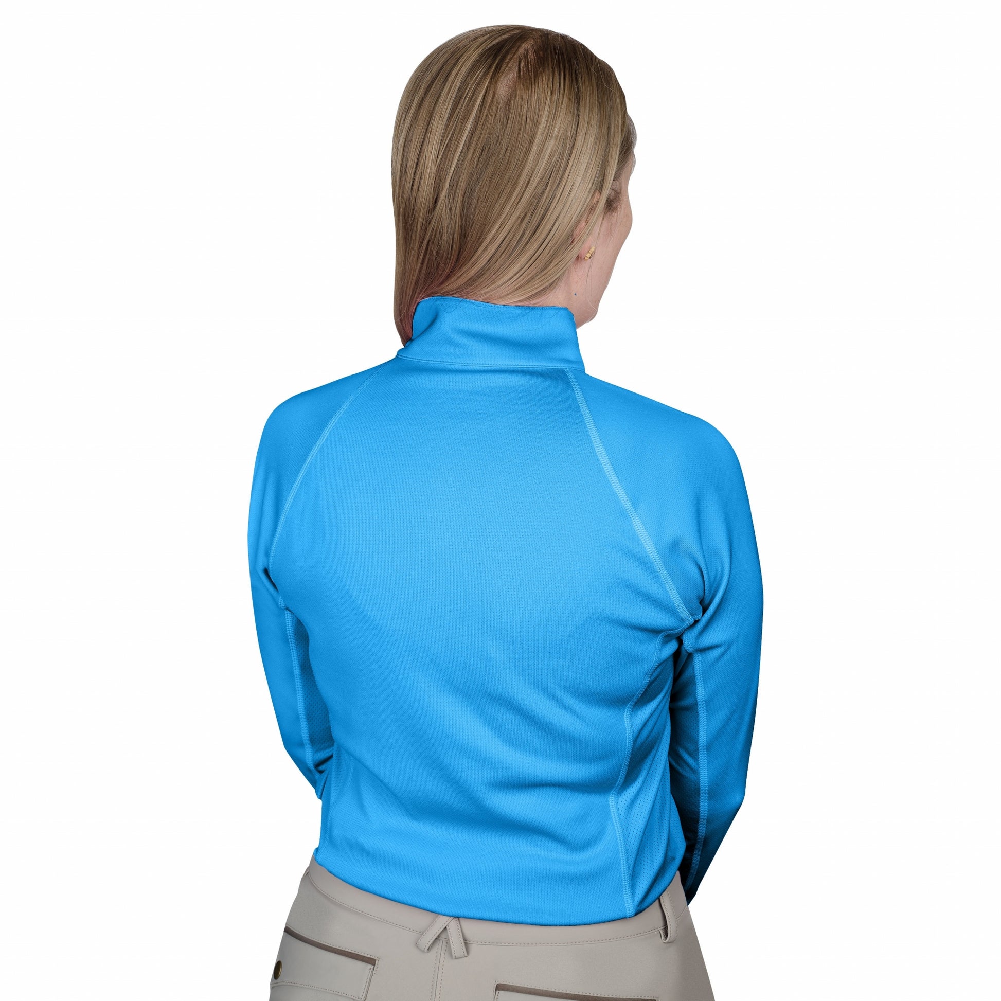 Ovation Ladies Quarter Zip Long Sleeve Sun Shirt
