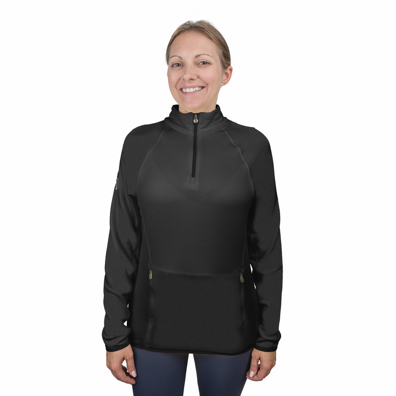 Ovation Ladies Half Zip Riding Fleece
