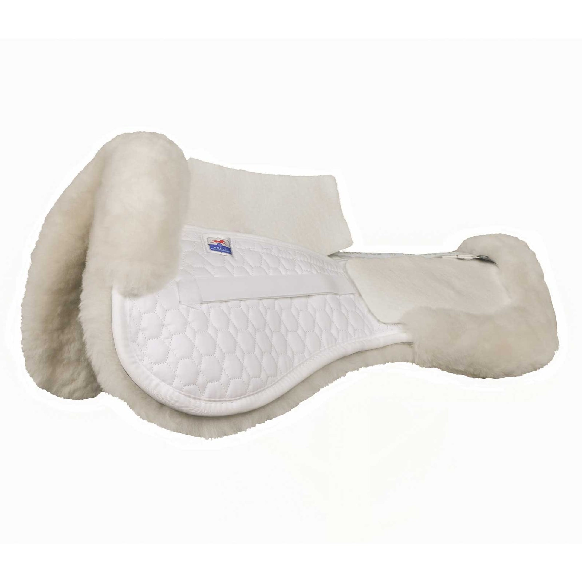 E.A. Mattes Platinum EWWA Dressage Correction Half Pad with Sheepskin & Shim Pockets